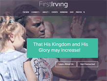 Tablet Screenshot of firstirving.org